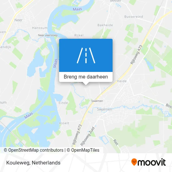 Kouleweg kaart
