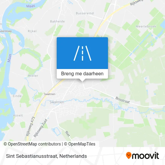 Sint Sebastianusstraat kaart