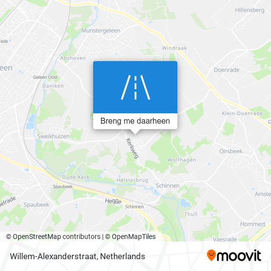 Willem-Alexanderstraat kaart