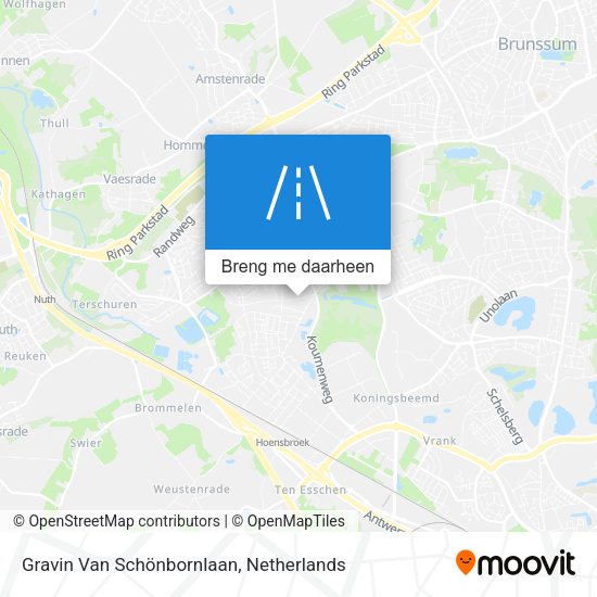 Gravin Van Schönbornlaan kaart