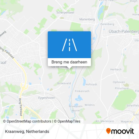 Kraanweg kaart