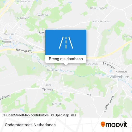 Onderstestraat kaart