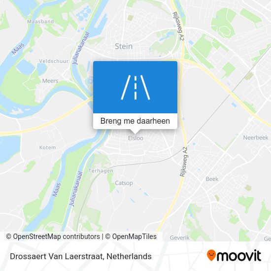 Drossaert Van Laerstraat kaart