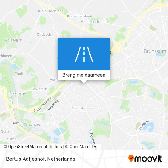 Bertus Aafjeshof kaart