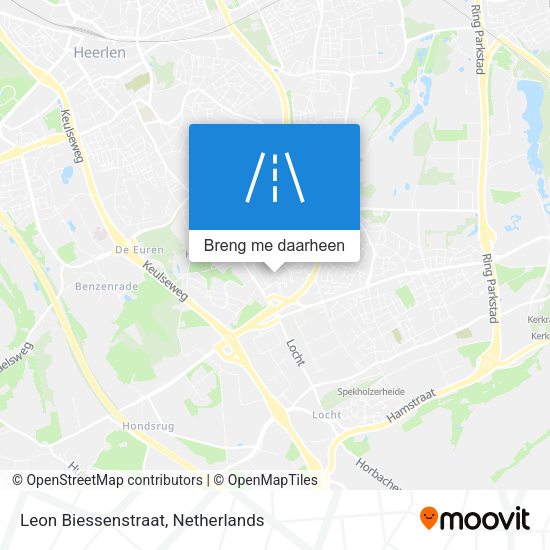 Leon Biessenstraat kaart