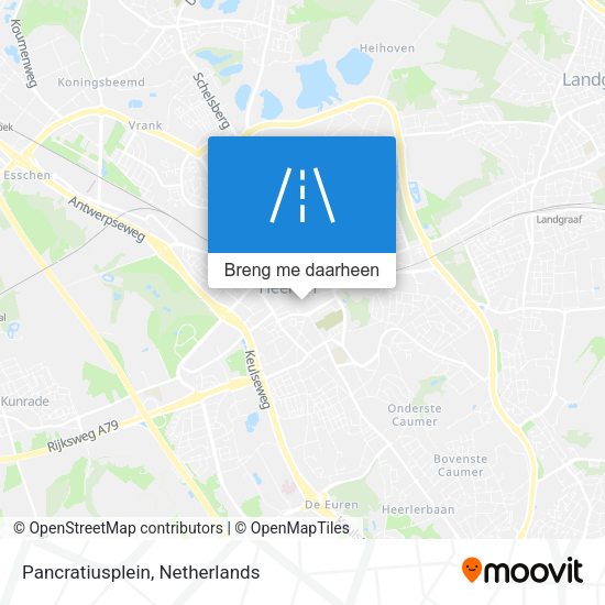 Pancratiusplein kaart