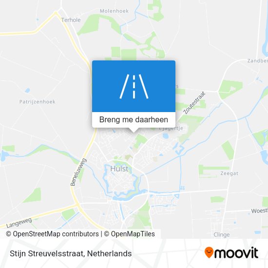 Stijn Streuvelsstraat kaart