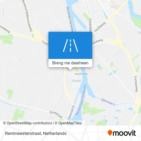 Rentmeesterstraat kaart