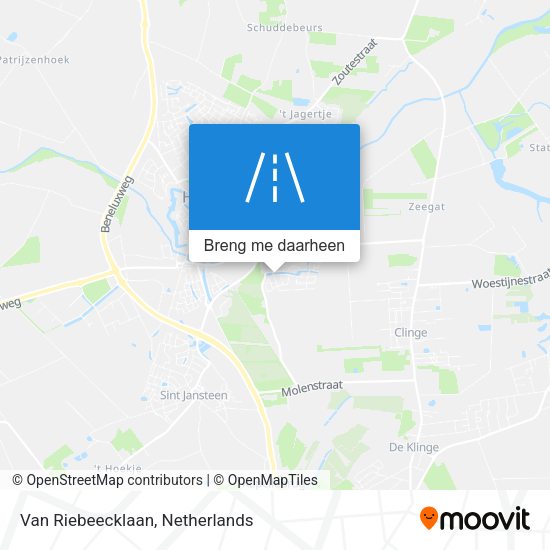 Van Riebeecklaan kaart