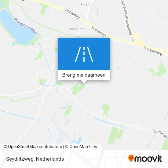 Seydlitzweg kaart