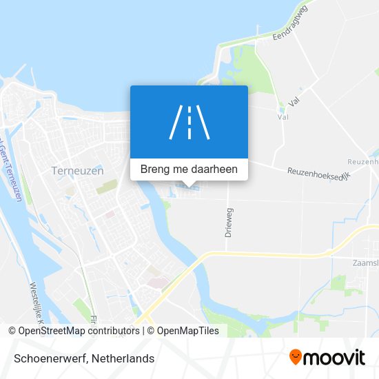 Schoenerwerf kaart