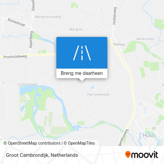 Groot Cambrondijk kaart