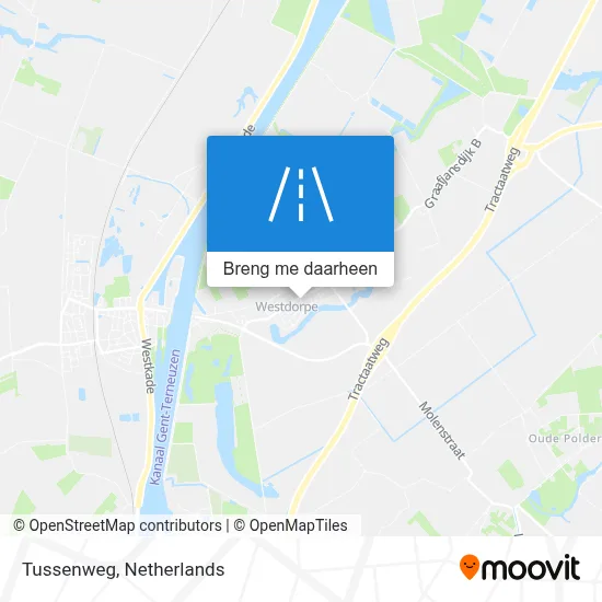 Tussenweg kaart
