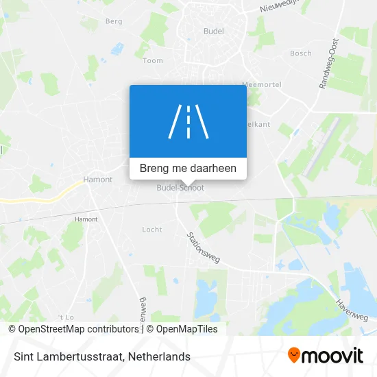 Sint Lambertusstraat kaart