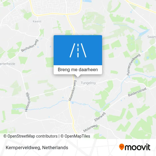 Kemperveldweg kaart