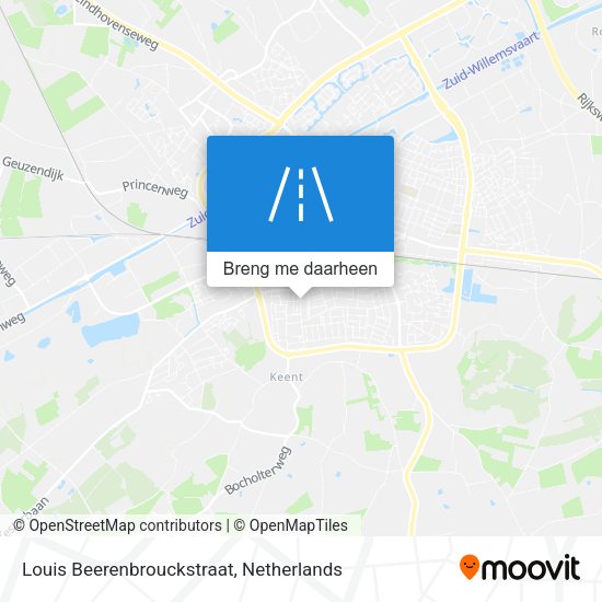 Louis Beerenbrouckstraat kaart