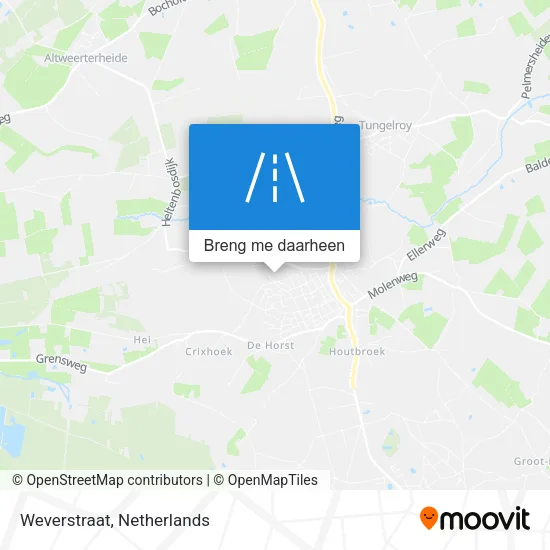 Weverstraat kaart