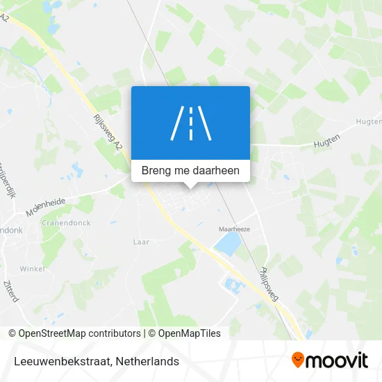 Leeuwenbekstraat kaart