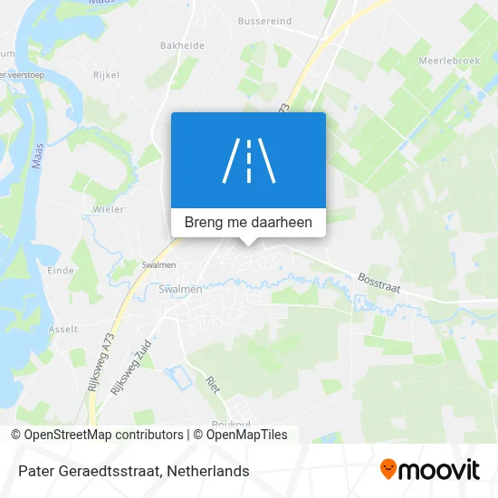 Pater Geraedtsstraat kaart