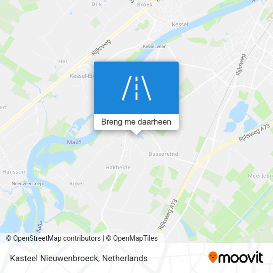 Kasteel Nieuwenbroeck kaart