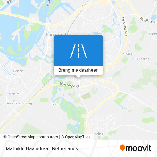 Mathilde Haanstraat kaart