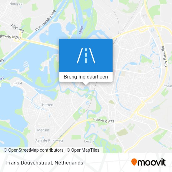 Frans Douvenstraat kaart