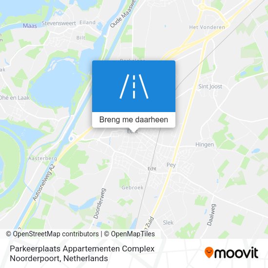 Parkeerplaats Appartementen Complex Noorderpoort kaart