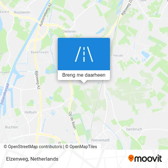 Elzenweg kaart