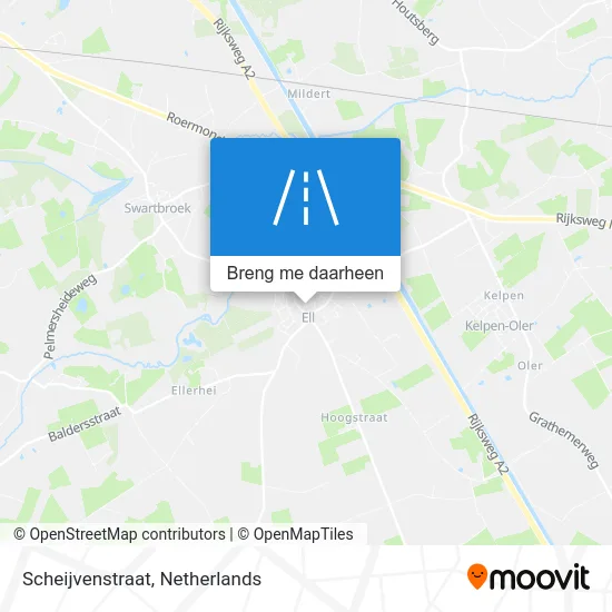 Scheijvenstraat kaart