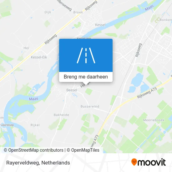 Rayerveldweg kaart