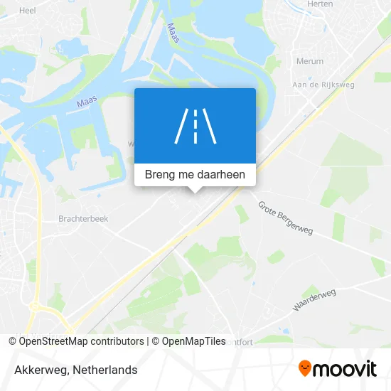 Akkerweg kaart