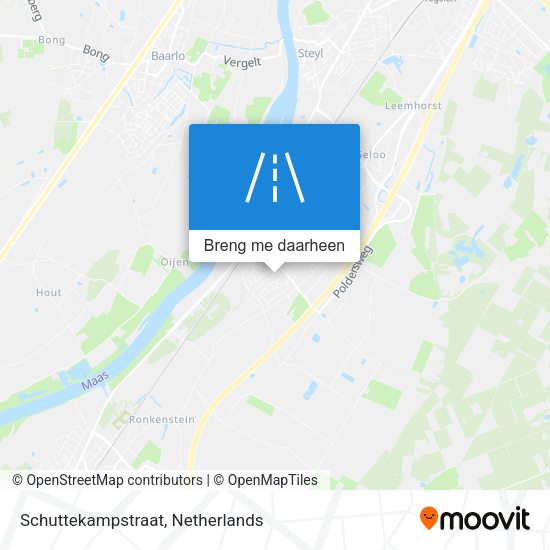 Schuttekampstraat kaart