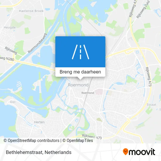 Bethlehemstraat kaart