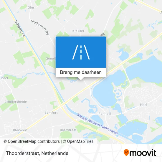 Thoorderstraat kaart