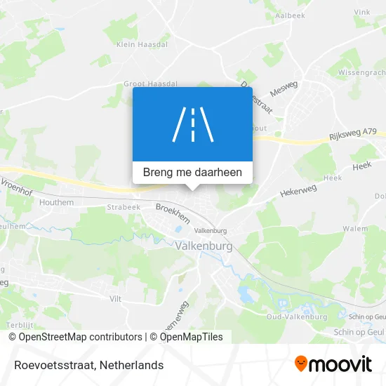 Roevoetsstraat kaart