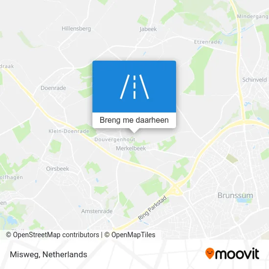 Misweg kaart
