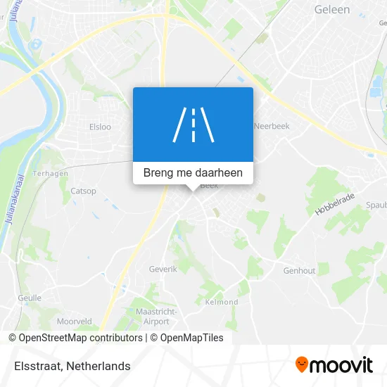 Elsstraat kaart