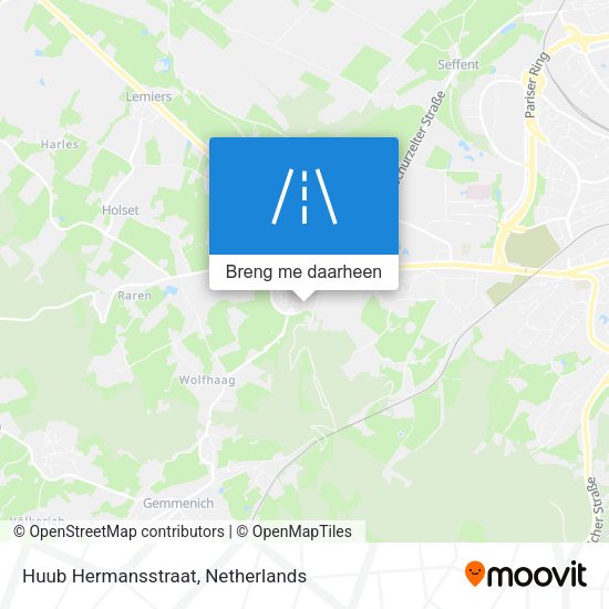 Huub Hermansstraat kaart