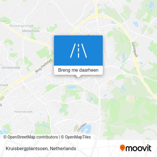 Kruisbergplantsoen kaart