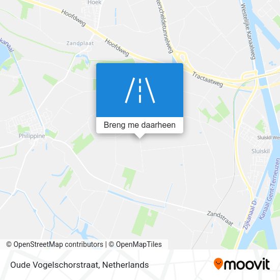 Oude Vogelschorstraat kaart