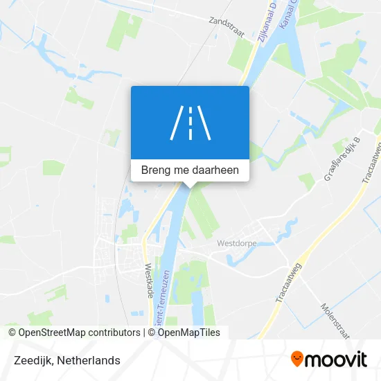 Zeedijk kaart