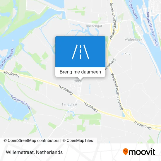 Willemstraat kaart