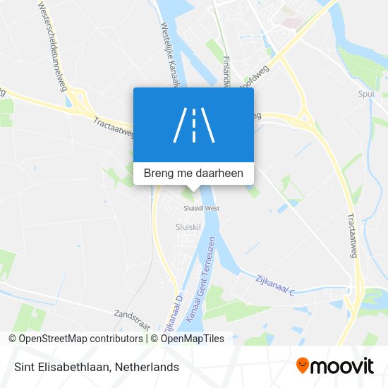 Sint Elisabethlaan kaart