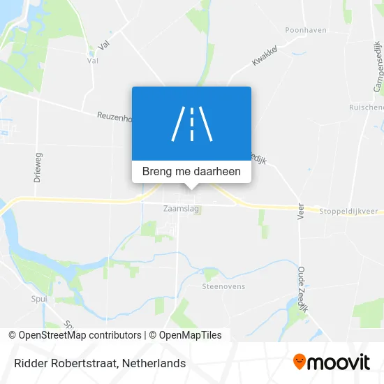 Ridder Robertstraat kaart