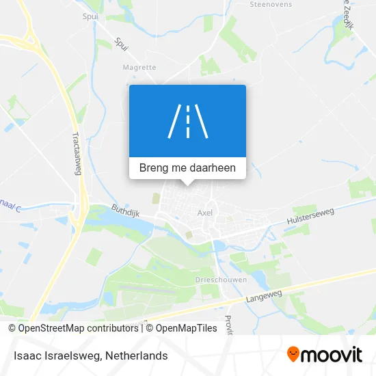 Isaac Israelsweg kaart