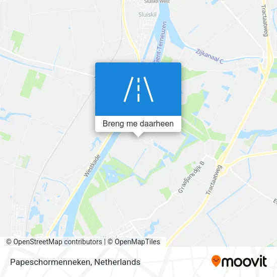 Papeschormenneken kaart