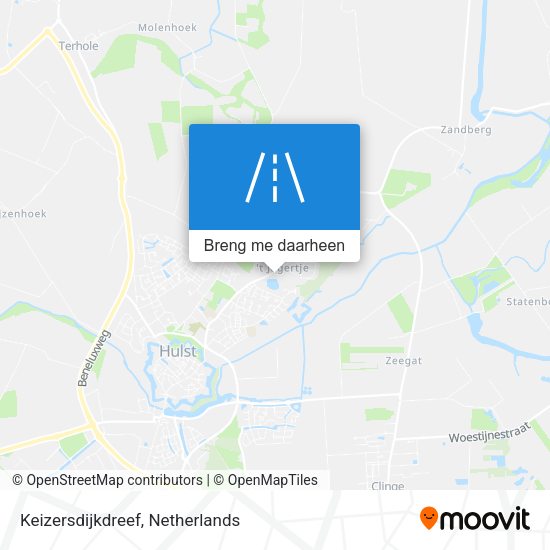 Keizersdijkdreef kaart