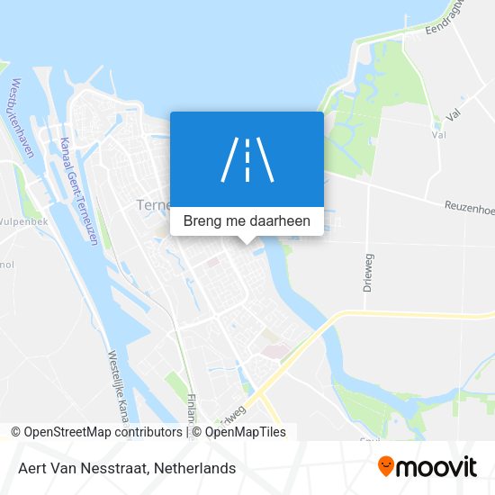 Aert Van Nesstraat kaart