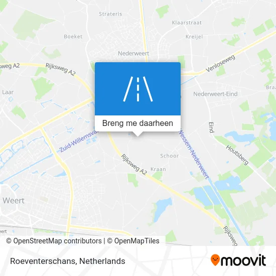 Roeventerschans kaart