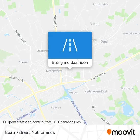 Beatrixstraat kaart